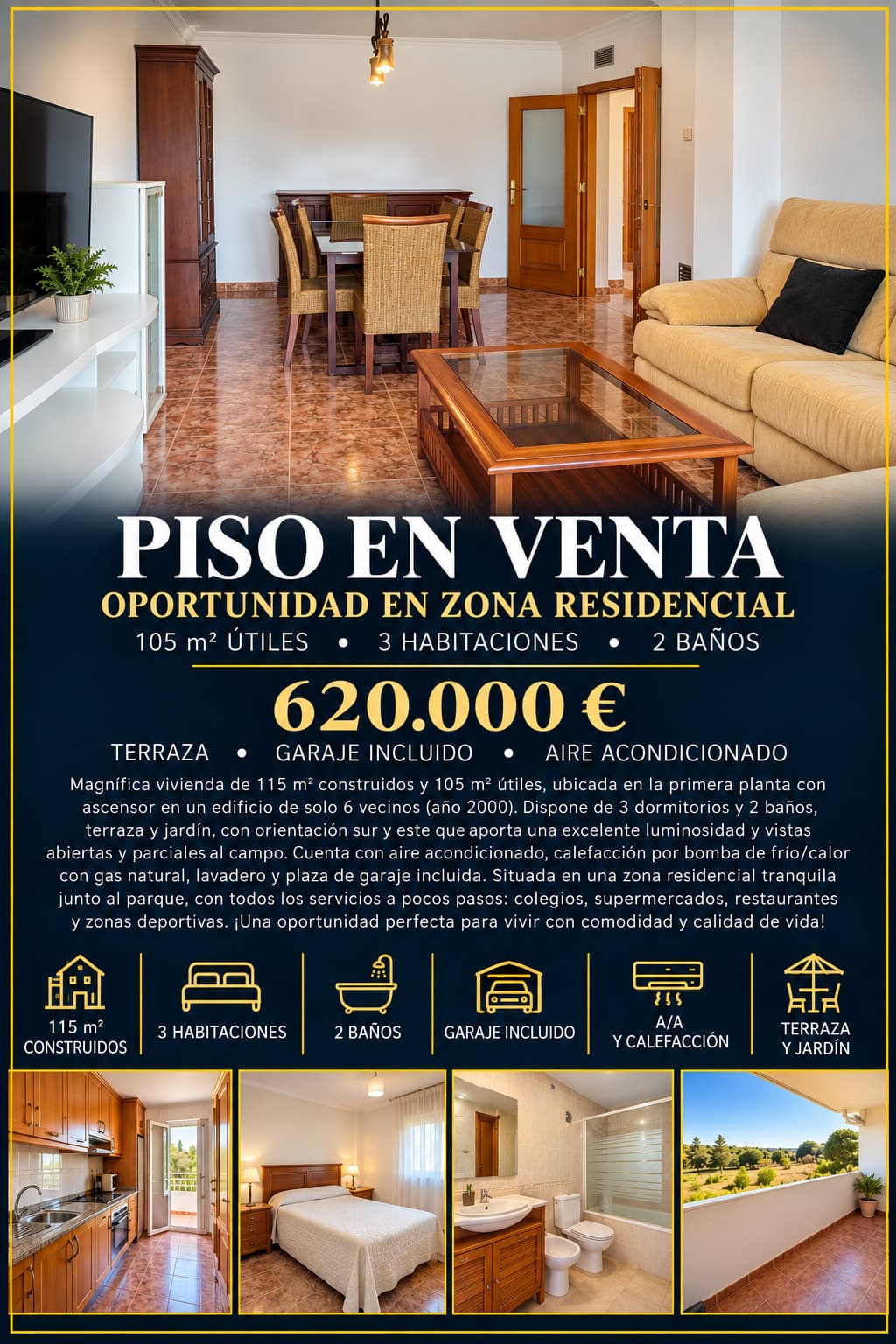 Piso en Venta - Oportunidad en Zona Residencial Puig Den Valls
