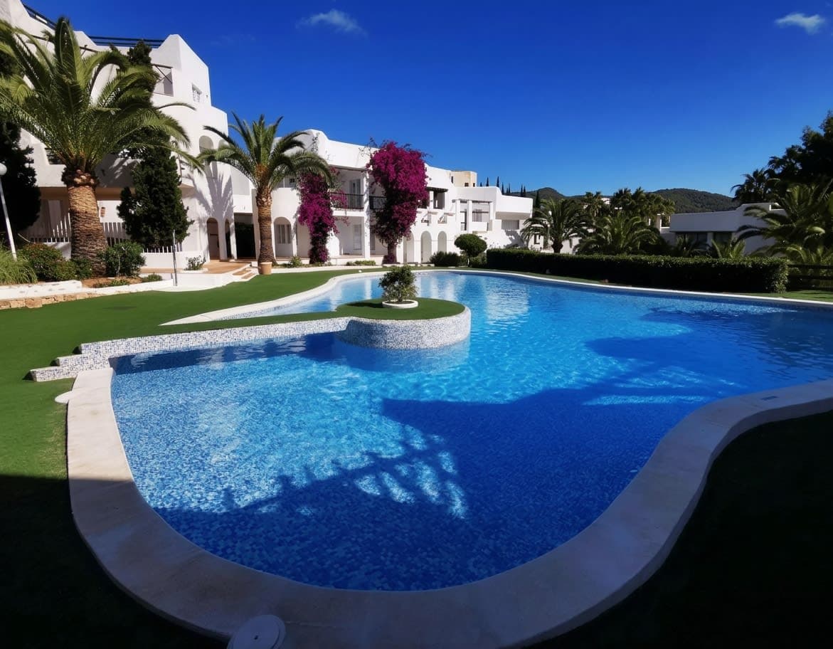 Encantador apartamento en planta baja con terraza y piscina comunitaria en Siesta